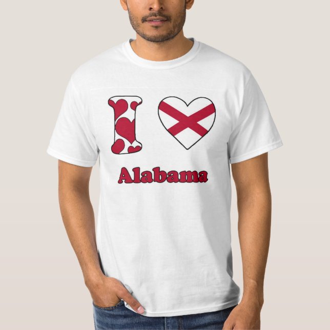 I love Alabama T-Shirt (Front)