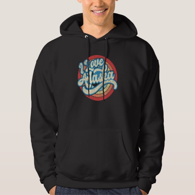 I Love Alaska Hoodie (Front)