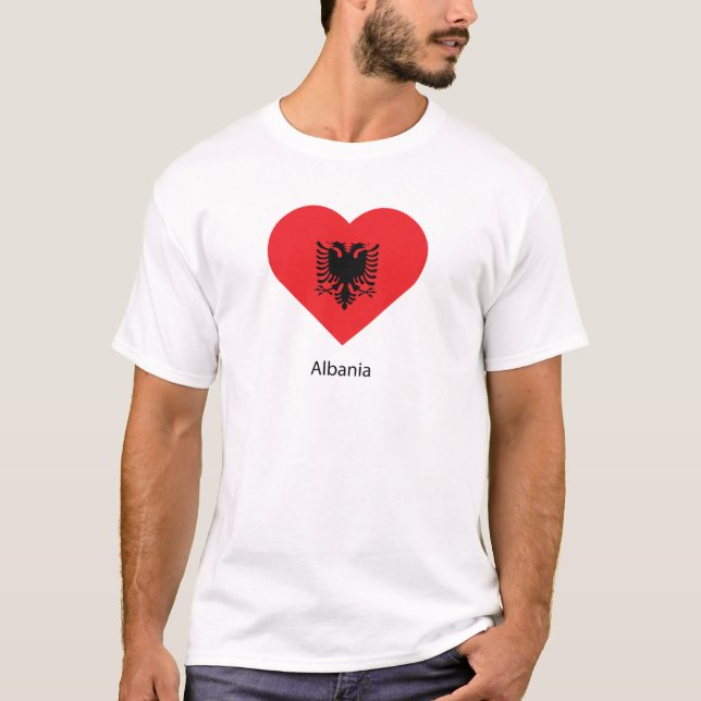 I Love Albania T-Shirt (Front)