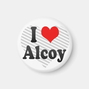 I Love Alcoy, Spain Magnet