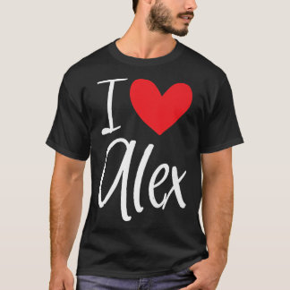 I Love Ale Name Personalised Girl Woman BFF Friend T-Shirt