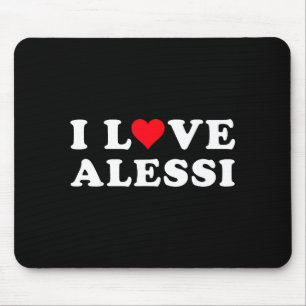 I Love Alessi Matching Girlfriend &amp; Boyfriend  Mouse Pad