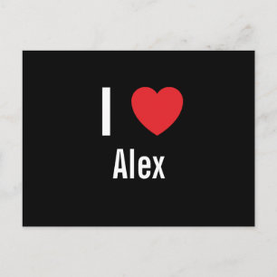 I love Alex Postcard