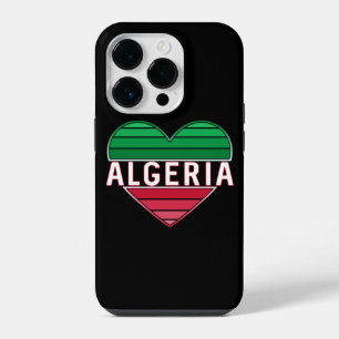 I Love Algeria, Algerian Heart iPhone 14 Pro Case