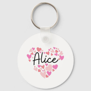 I love Alice Key Ring