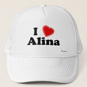 I Love Alina Trucker Hat