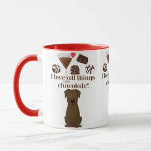 I love all things chocolate! Chocolate Humour Mug