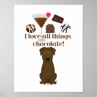 I love all things chocolate! Chocolate Humour Poster