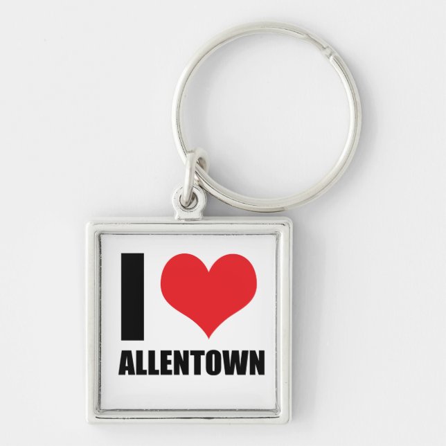 I love Allentown Key Ring (Front)