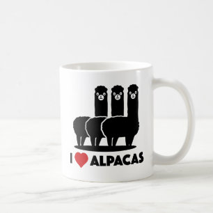I Love Alpacas Coffee Mug