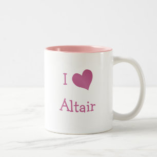 I Love Altair Two-Tone Coffee Mug