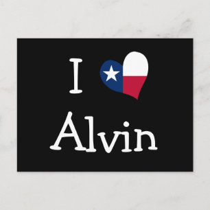 I Love Alvin Postcard