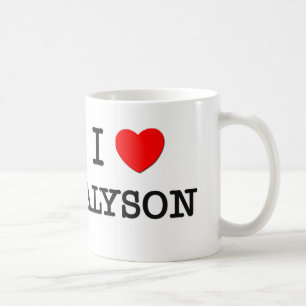I Love Alyson Coffee Mug