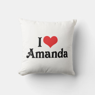I Love Amanda Cushion