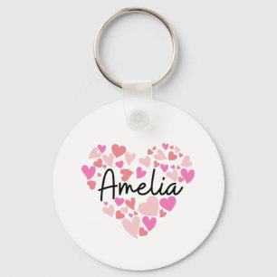I love Amelia Key Ring