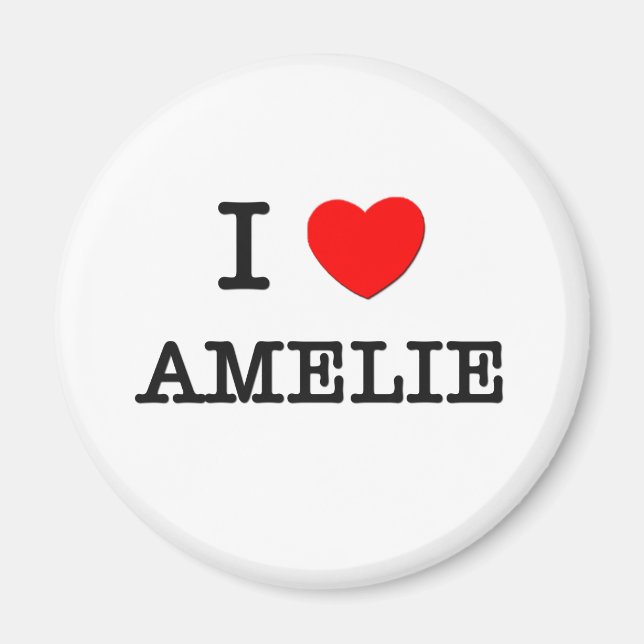 I Love Amelie Magnet (Front)