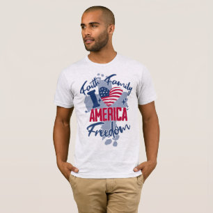 I Love America 4th of July Men's T-Shirt
