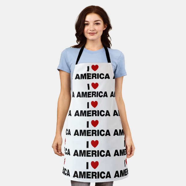 I Love America Apron (Worn)
