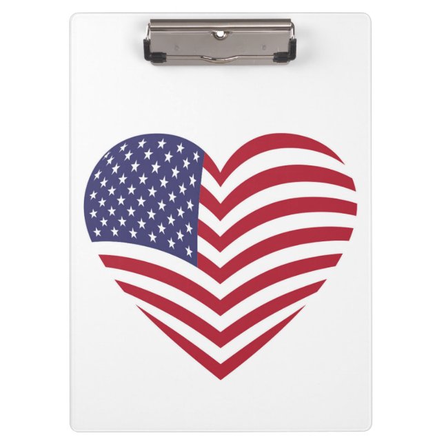 I LOVE AMERICA CLIPBOARD (Front)