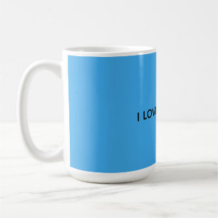 I LOVE AMERICA COFFEE MUG
