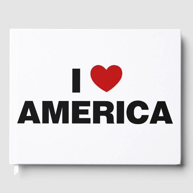 I Love America Guest Book (Front)