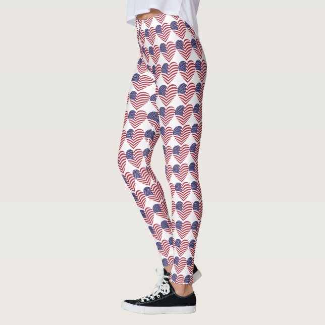 I LOVE AMERICA LEGGINGS (Left)
