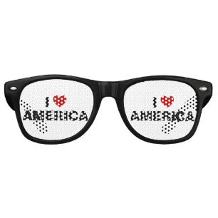 I Love America Retro Sunglasses
