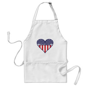 I Love America Standard Apron
