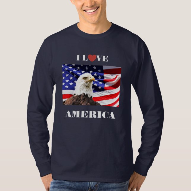 I Love America T-Shirt (Front)