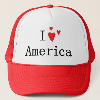 I Love America Trucker Hat