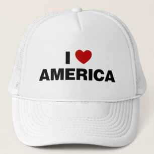 I Love America Trucker Hat