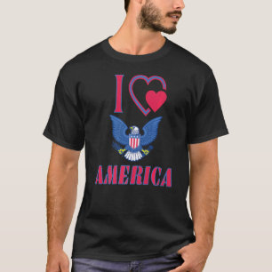 I Love America USA best for Men Women and Youth T-Shirt