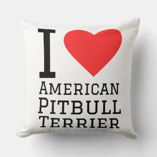 I love American pitbull terrier Cushion