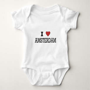 I Love Amsterdam Baby Bodysuit