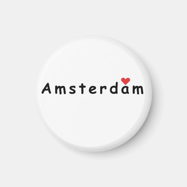 I love Amsterdam Magnet (Front)