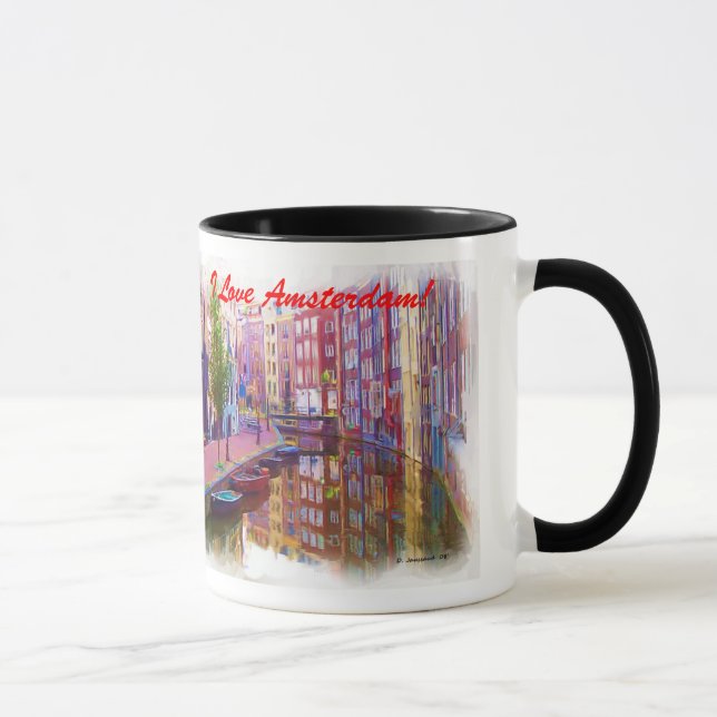 I Love Amsterdam! Mug (Right)
