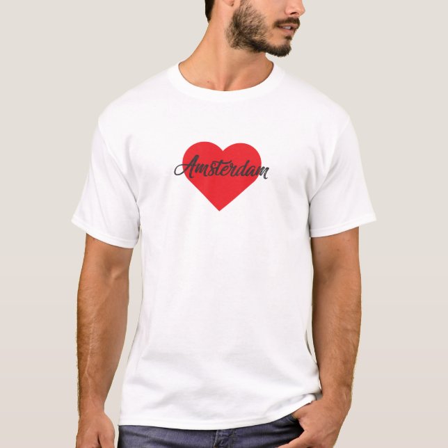 I Love Amsterdam - Netherlands T-Shirt (Front)
