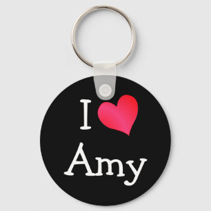 I Love Amy Key Ring