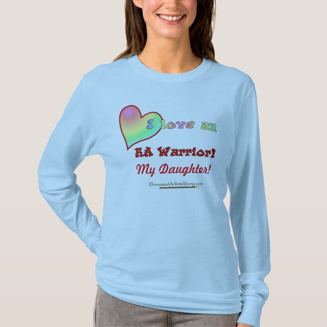 I love an RA Warrior (YOUR TEXT) T-Shirt (Front)