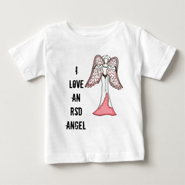 I Love An RSD Angel Baby T-Shirt (Front)