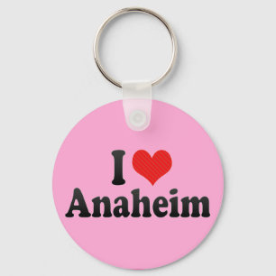I Love Anaheim Key Ring