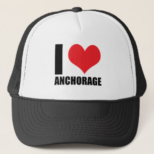 I love Anchorage Trucker Hat
