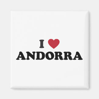 I Love Andorra Magnet