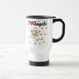 I Love Angels T-shirts and Gifts Travel Mug