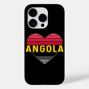 I Love Angola, Angolan Heart Case-Mate iPhone 14 Pro Case