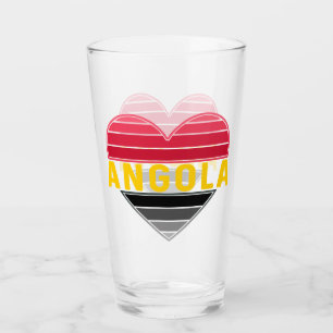 I Love Angola, Angolan Heart Glass