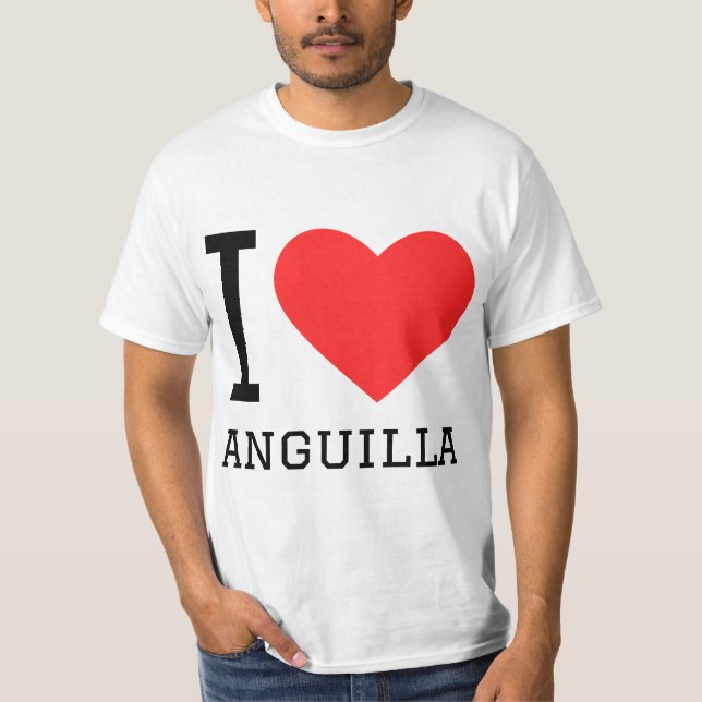 I love anguilla  T-Shirt (Front)