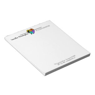 I love animals - Cat Dog Bird Rabbit in a Heart 1 Notepad