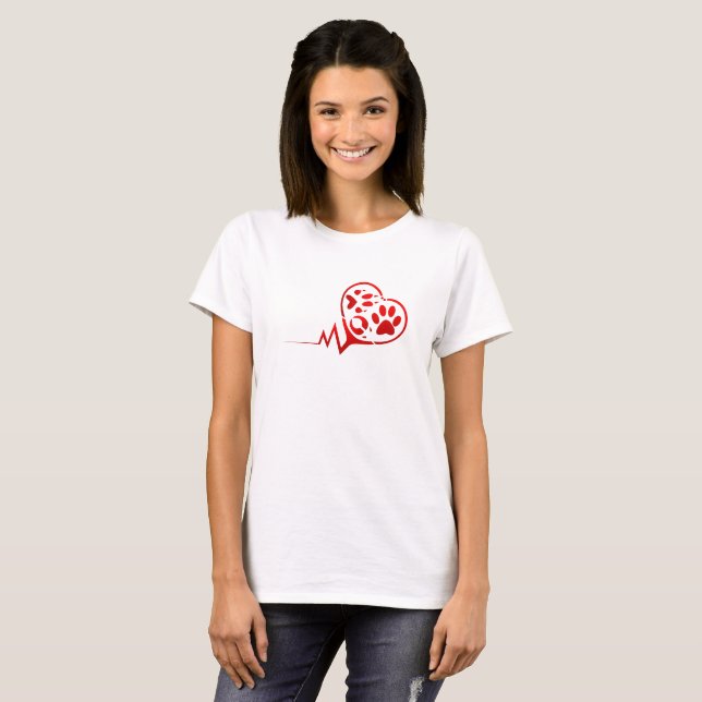 i love animals T-Shirt (Front Full)