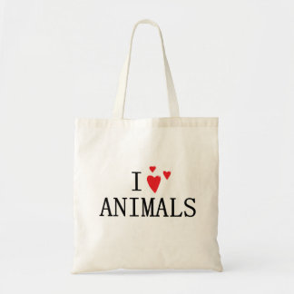 I love Animals Tote Bag